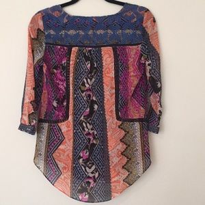Anthropologie Tops - Anthropology semi-sheer blouse. Anthropologie Tops - Anthropology semi-sheer blouse.